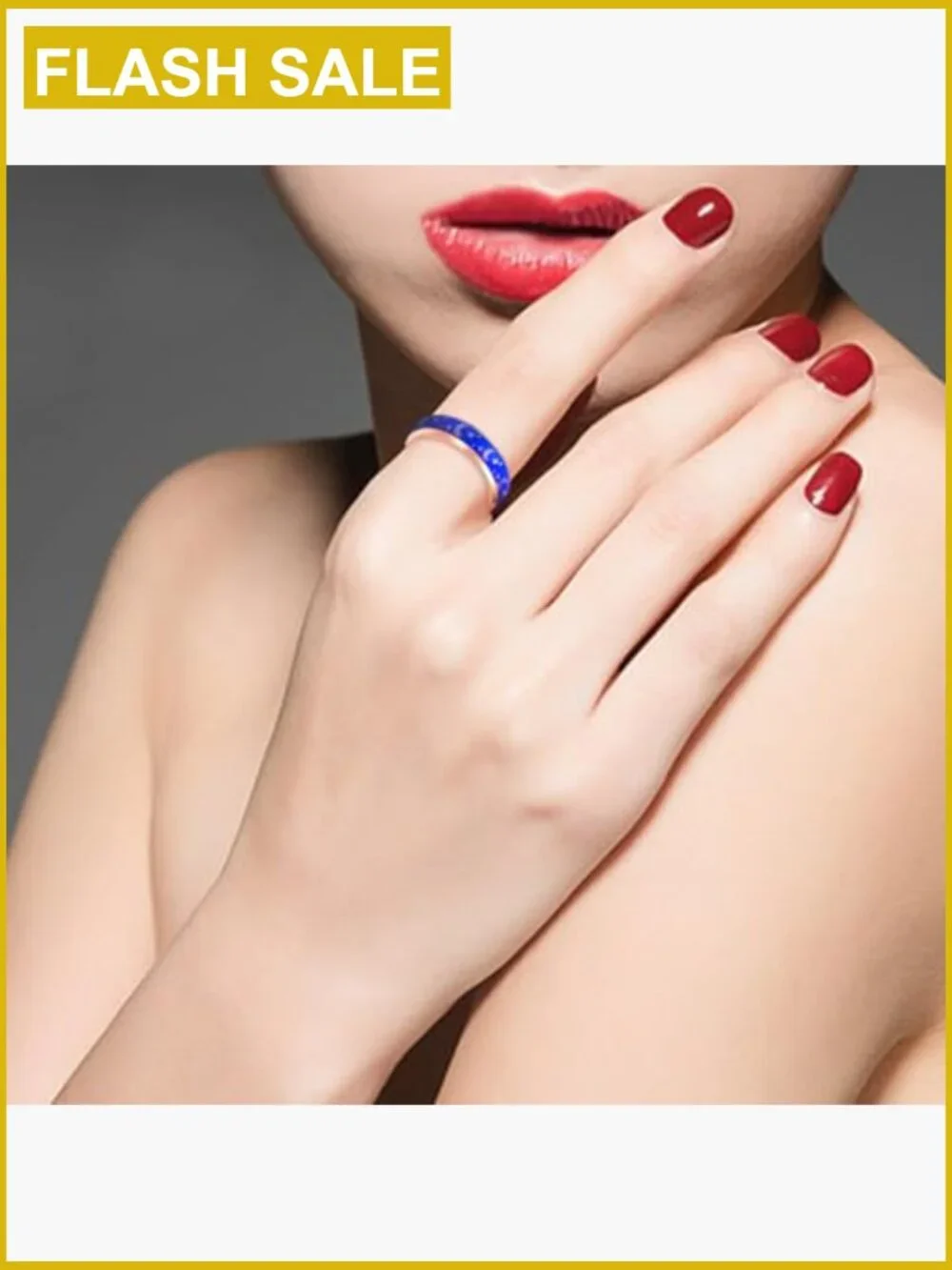 Temperature Sensitive Color Changing Mood Ring Stainless Steel Band